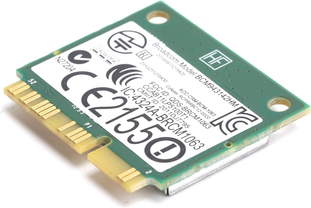Mini Wireless Network Card, bcm43142 bcm943142hm dw1704 Mini PCIe WiFi Bluetooth 4.0 Card for Dell