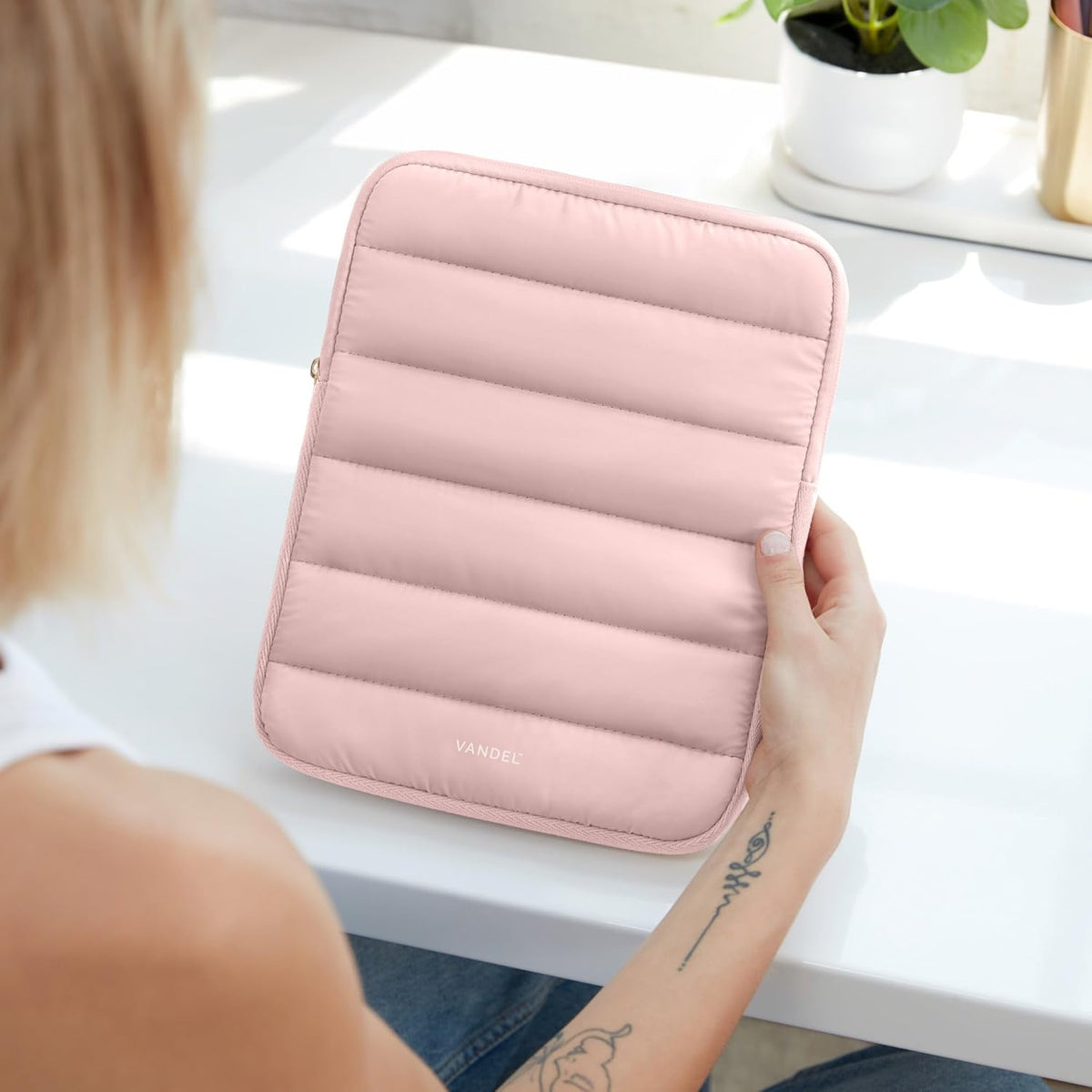 Vandel - The Original Puffy iPad Sleeve 9-11 Inch Tablet Sleeve, Pink i Pad Case for Women and Men, Cute iPad Air Pouch, 9 10 Inch, 11 Inch Bag