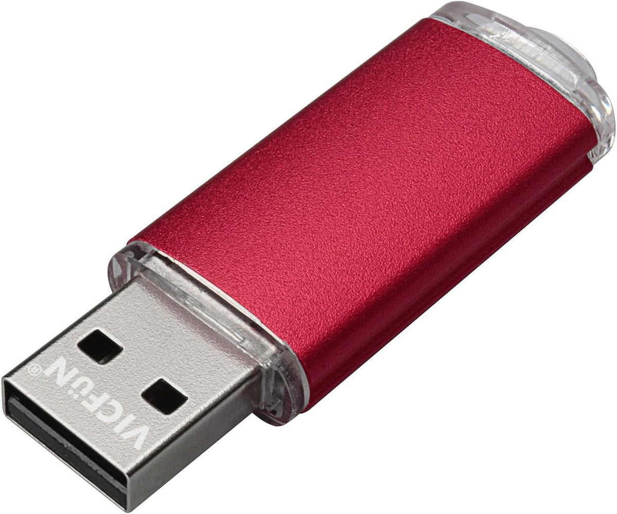 10pcs 8GB USB Flash Drive 8G USB 2.0 USB Drive Thumb Stick, Red