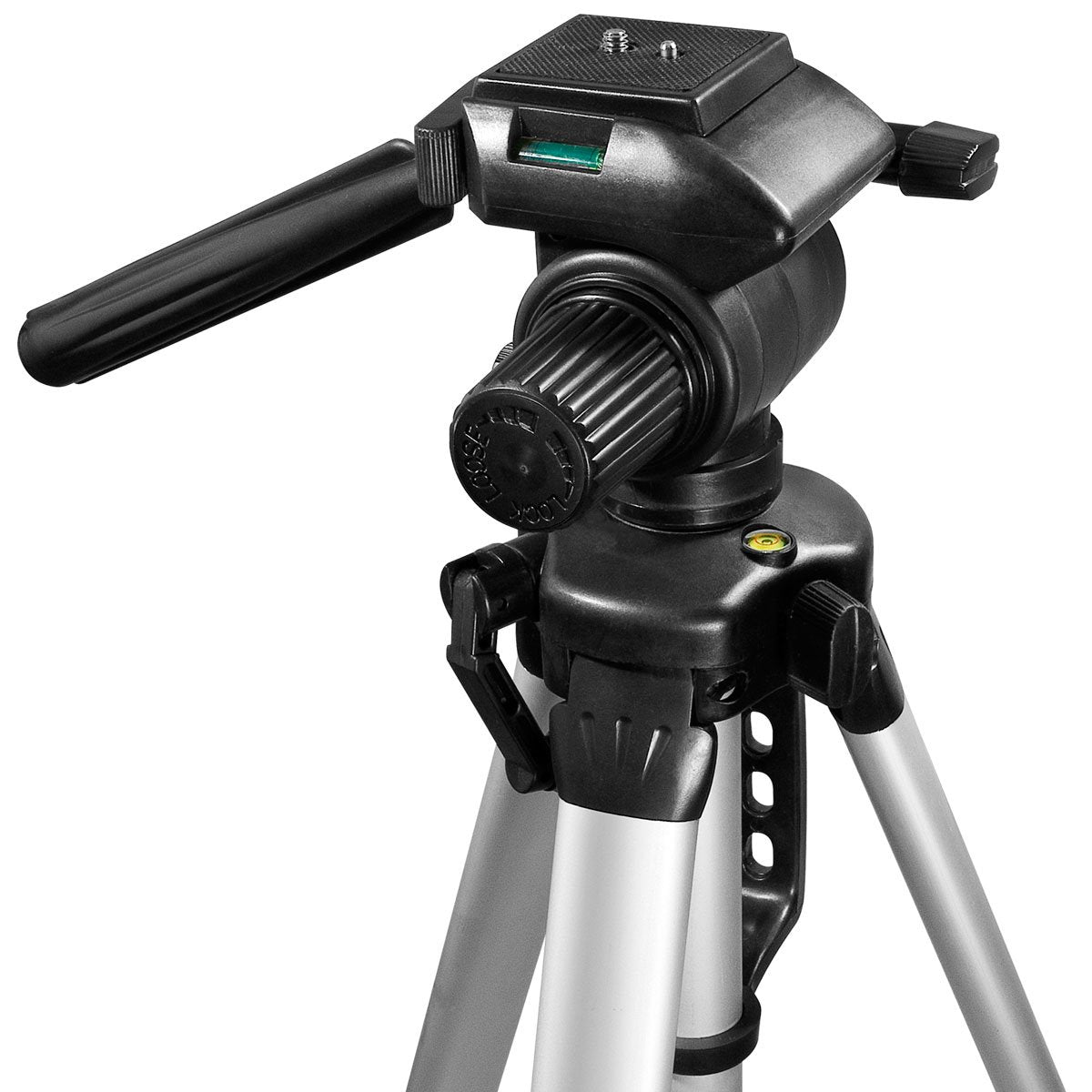 BARSKA Deluxe Tripod Extendable to 63.4" w/ Carrying Case , Gray/Black