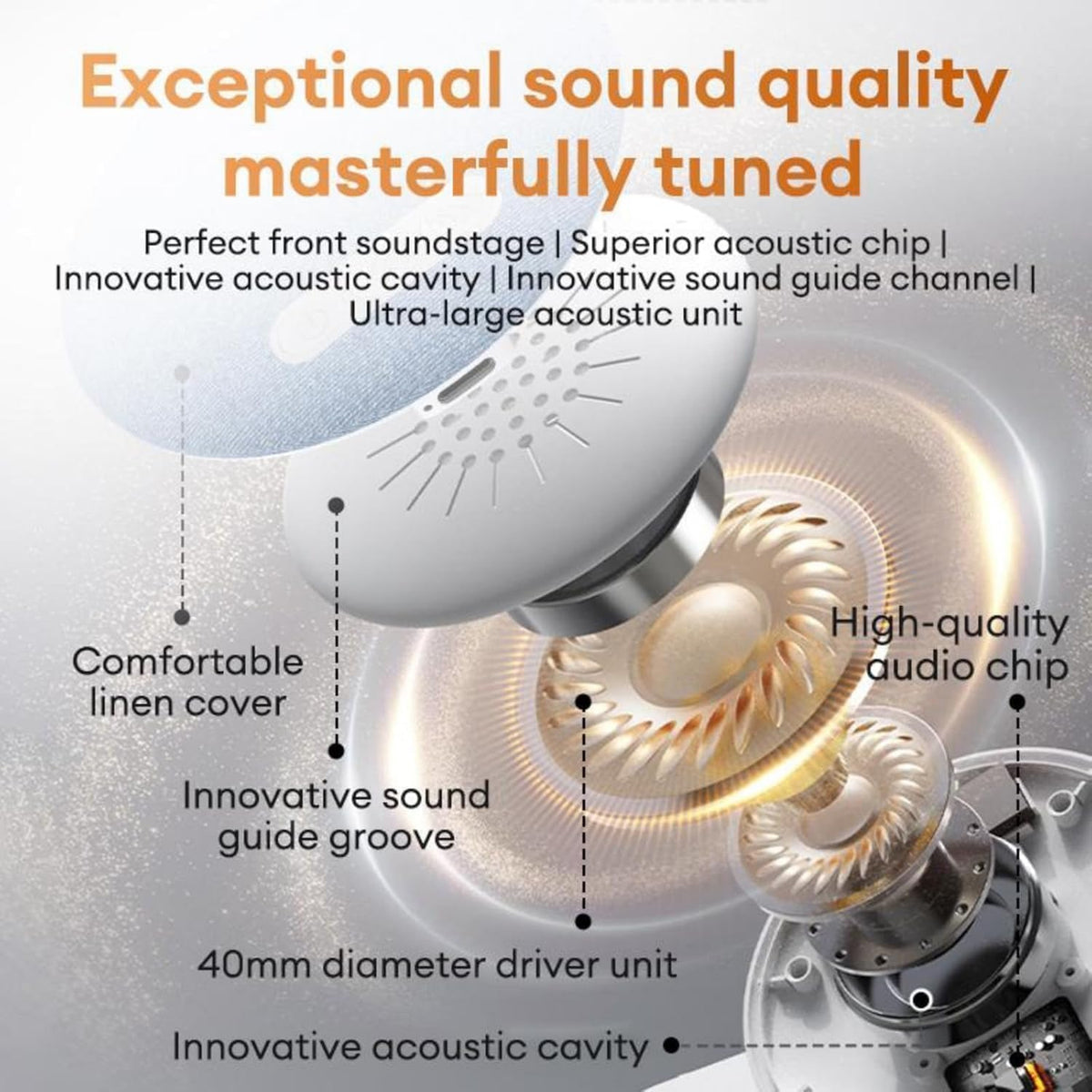 Generic Sleep Pillow Speaker, Sleep Speaker Under Bluetooth Pillow Speaker, Under Pillow Speaker for Sleeping Mini