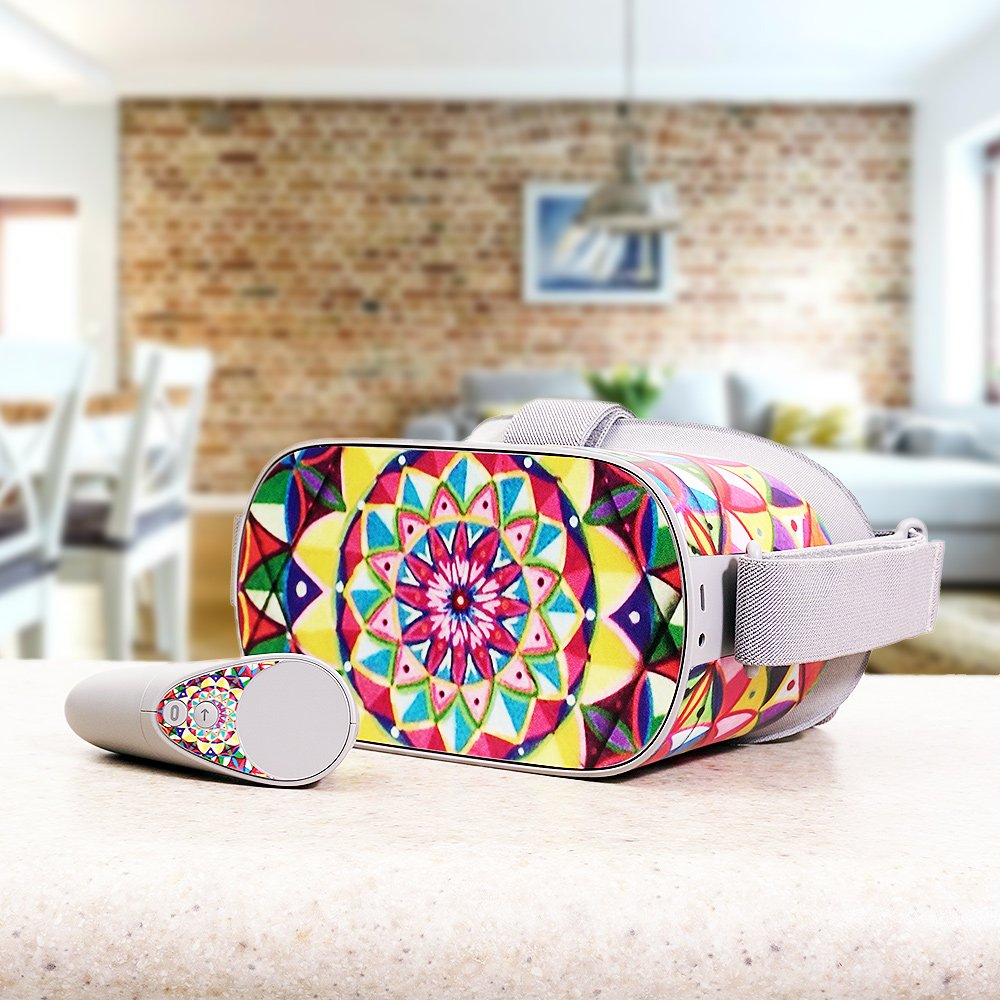MightySkins Skin Compatible with Oculus Go Mobile VR - Drips | Protective, Durable, and Unique Vinyl Decal wrap Cover | Easy to Apply, Remove