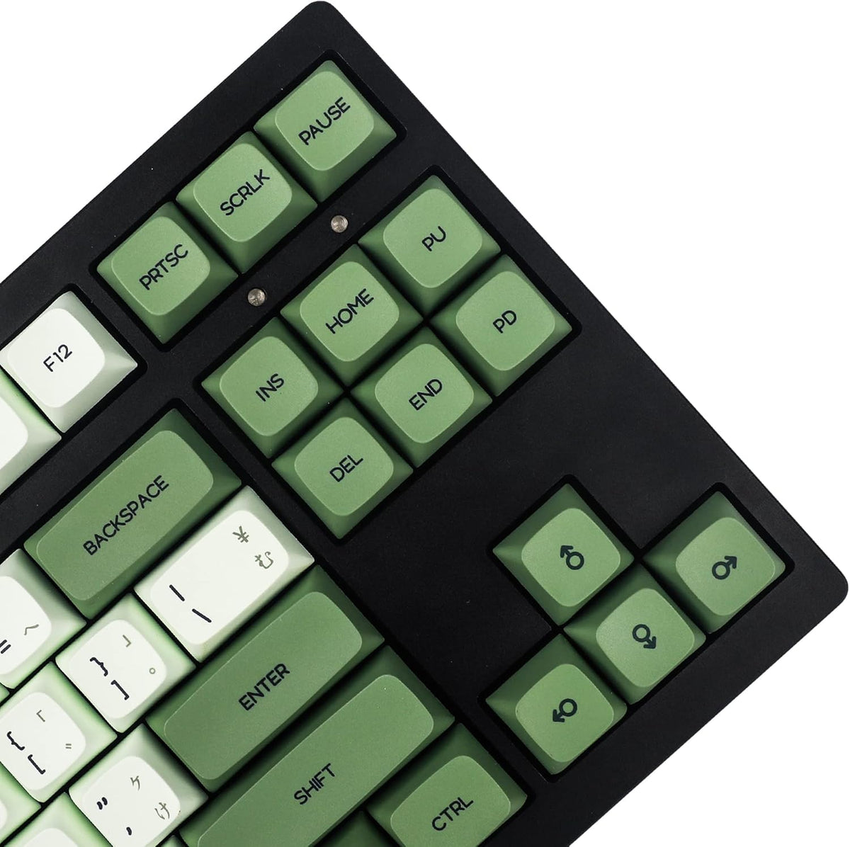 Matcha 3.0 Dye Sub ZDA PBT Keycap Set, Similar to XDA for MX Split Keyboard 104 87 61 Melody 96 KBD75 ID80 GK64