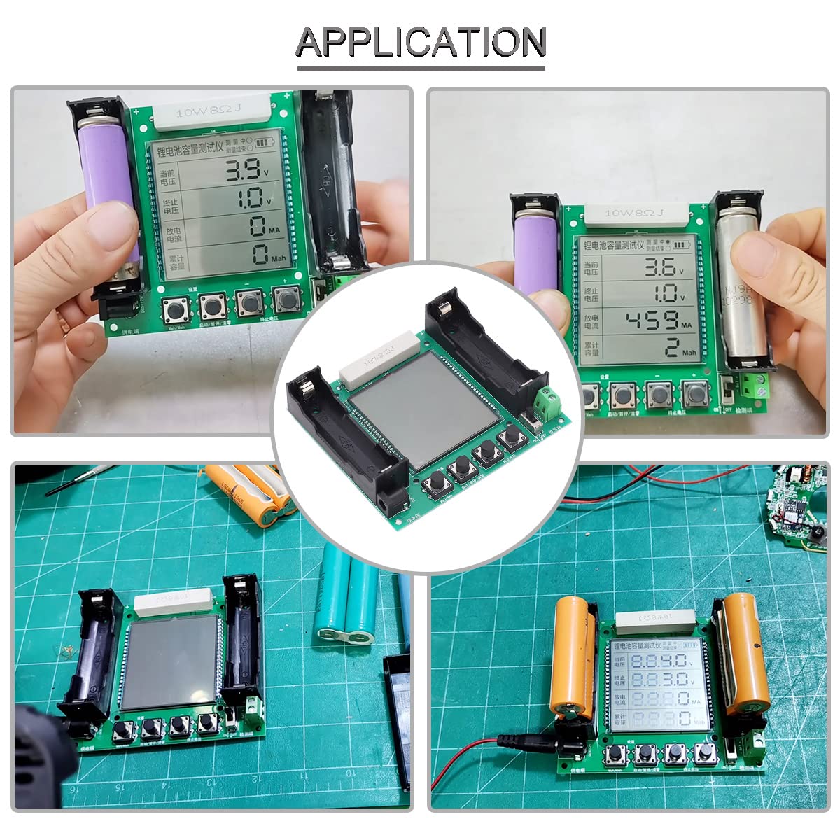 18650 Lithium Battery Capacity Tester, XH M239 Module, High Accuracy MAh MWh Digital Measurement