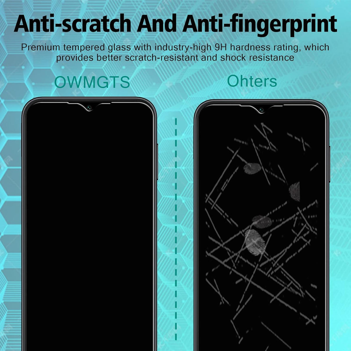 [2+2 Pack] Privacy Screen Protector for Samsung Galaxy A14 5G (2 Pack) Front Tempered Glass + (2 Pack) Camera Lens