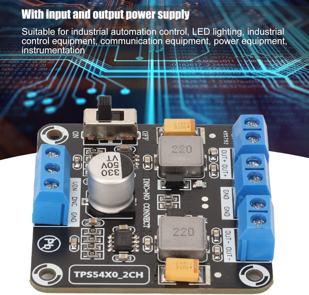 Dual Power Supply Modules, TPS5430 12V 15V Reverse Connection Positive Negative Dual Output Module
