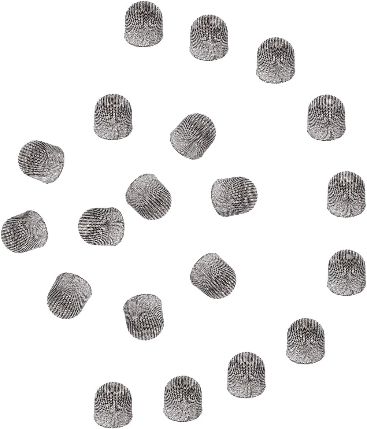 MECCANIXITY 10Pcs Replacement Fiber Mesh Tips for Stylus Pens 7mm Suitable for Capacitive Touch Screen,High Sensitivity,Soft,No Scratch Screen Pen Tip