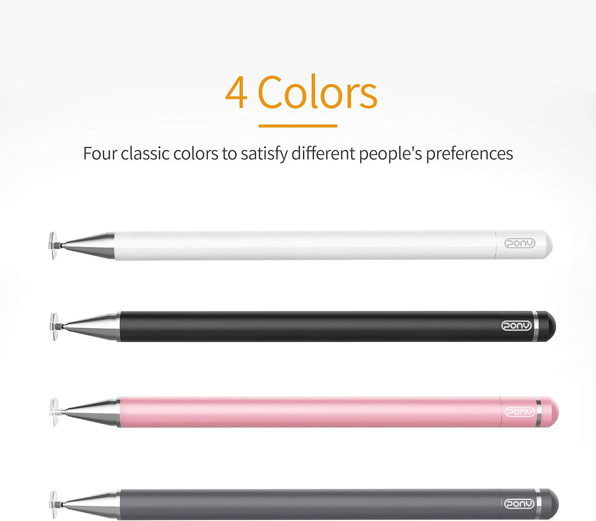 Stylus Pens for iPad Pencil, High Sensitivity Capacitive Pen & Fine Point, Universal for Apple/iPhone/iPad