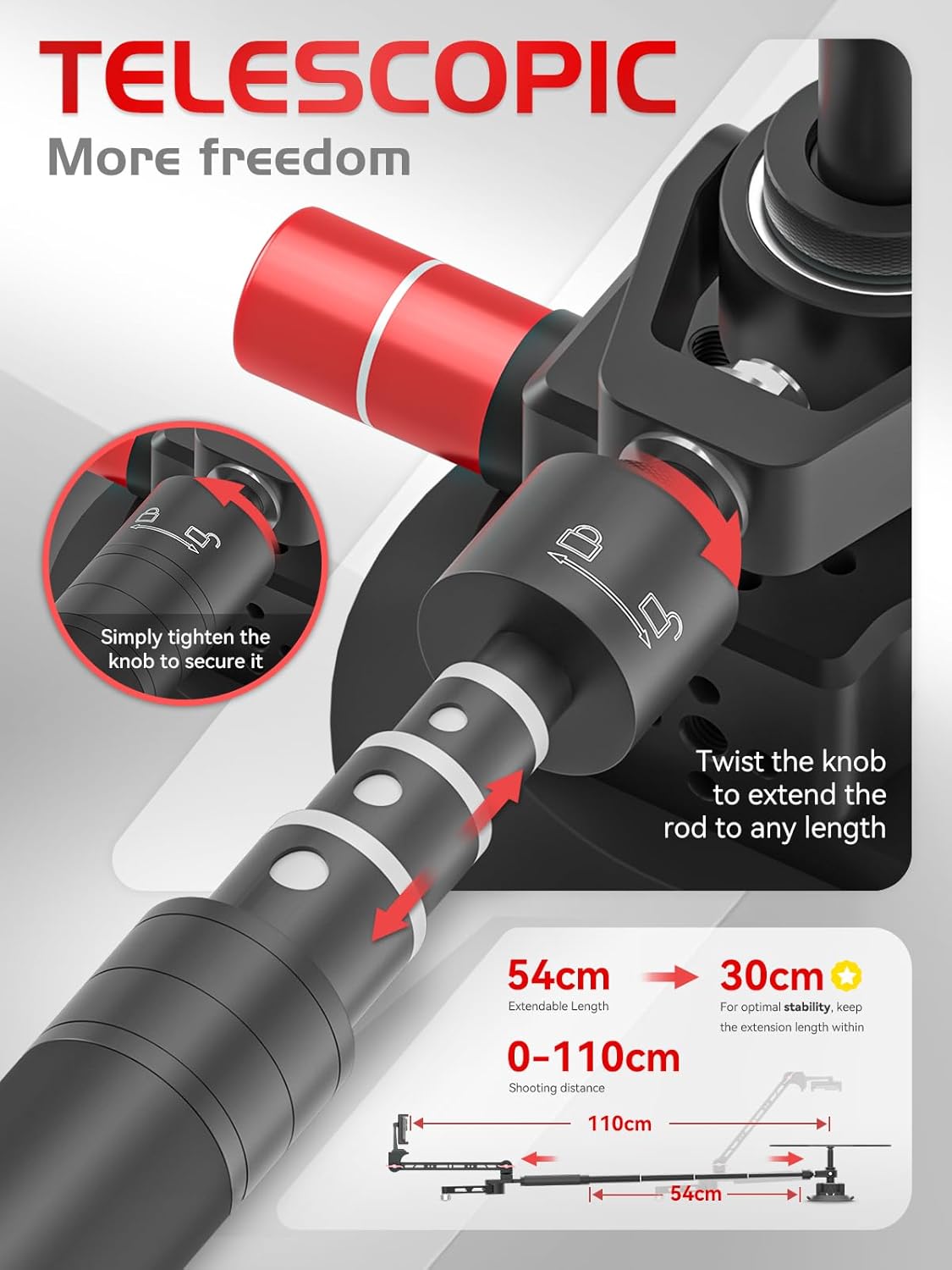 360° Spinning Camera rig, 360 Degree Spinner with 43.3in Extension Poles Professional Photography Turntable Rotating Camera Slider 360° Rotating Shooting Suction Cup Base with Multiple Interfaces