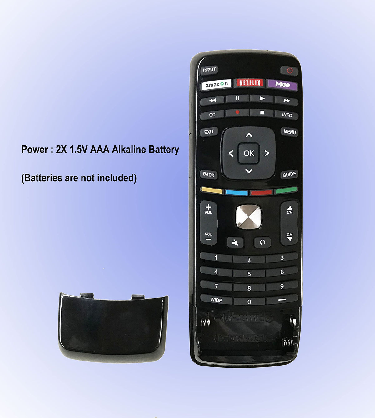 Replacement Remote Control for Vizio Smart LED TV E320i-B2 E390i-B1E E420i-B0 E500i-A1 E500I-A0 E550i-B2E E601i-A3E D650i-C3 E700i-B3 E241i-B1