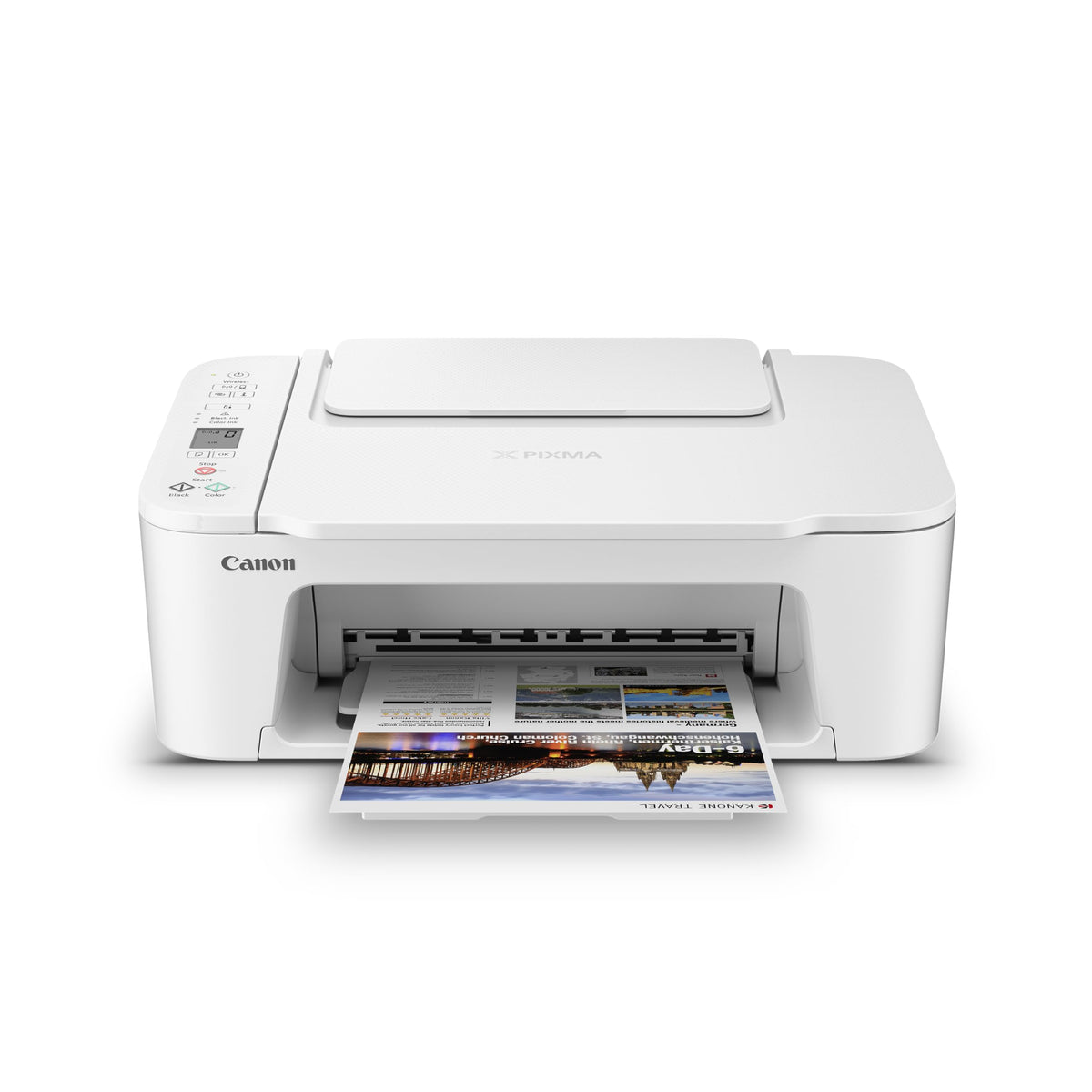 Canon PIXMA TS3720 Wireless All-in-One Printer for Basic Home Printing, White