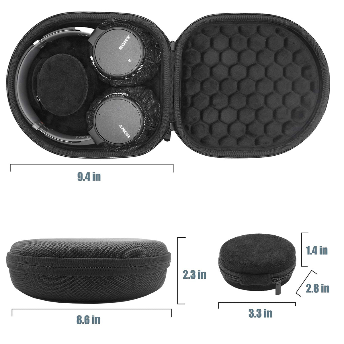 ProCase Hard Case for Sony WH-CH720N/ WH-CH710N/ WH-CH520/ WH-CH510/ WH-1000XM5/ WH-1000XM4/ WHXB910N/ Bose 700 Noise Cancelling Wireless Headphones