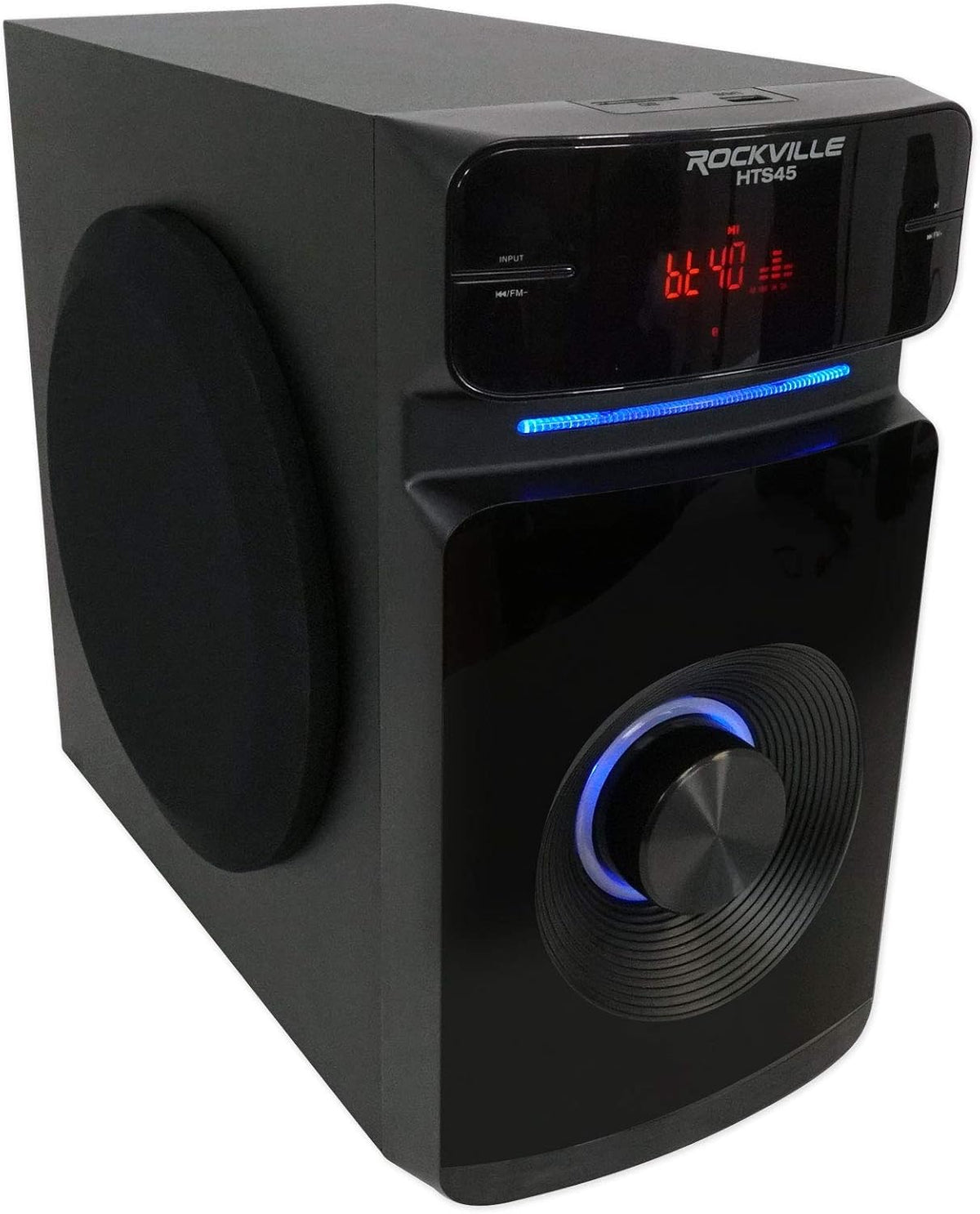 Rockville HTS45 800w 5.1 Channel Home Theater Audio System, Bluetooth Connectivity, USB/SD Playback, Wall-Mountable Speakers, for Home Entertainment