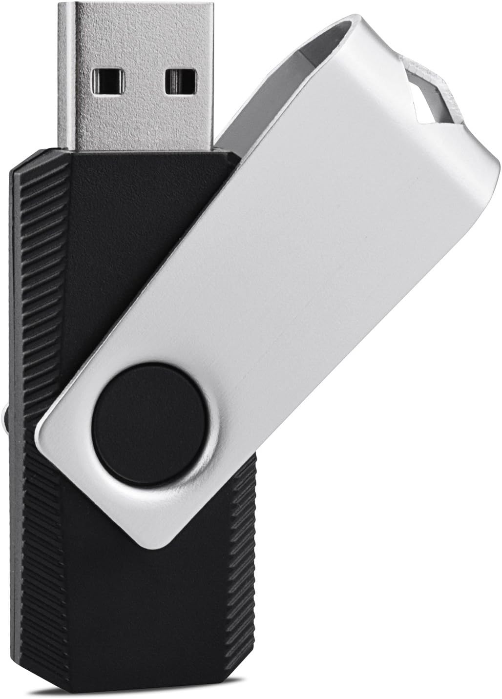 KEXIN 100 Pieces 1GB Flash Drive Bulk Flash Drive 1 GB Thumb Drive Bulk USB Drives 1G USB Stick Swivel 100 Pack 2.0 (1G, 100PCS, Black)