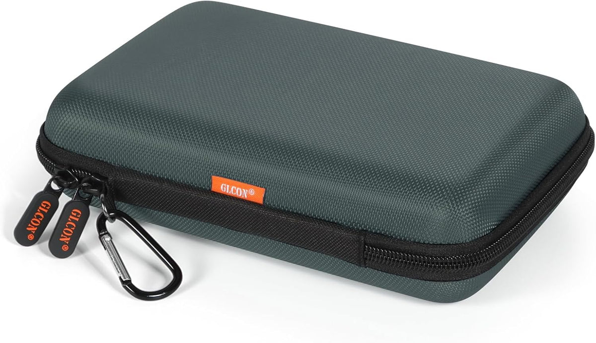 GLCON Shockproof Hard Shell Case - Large Electronic Organizer Carrying Case for External Hard Drive, Power Bank