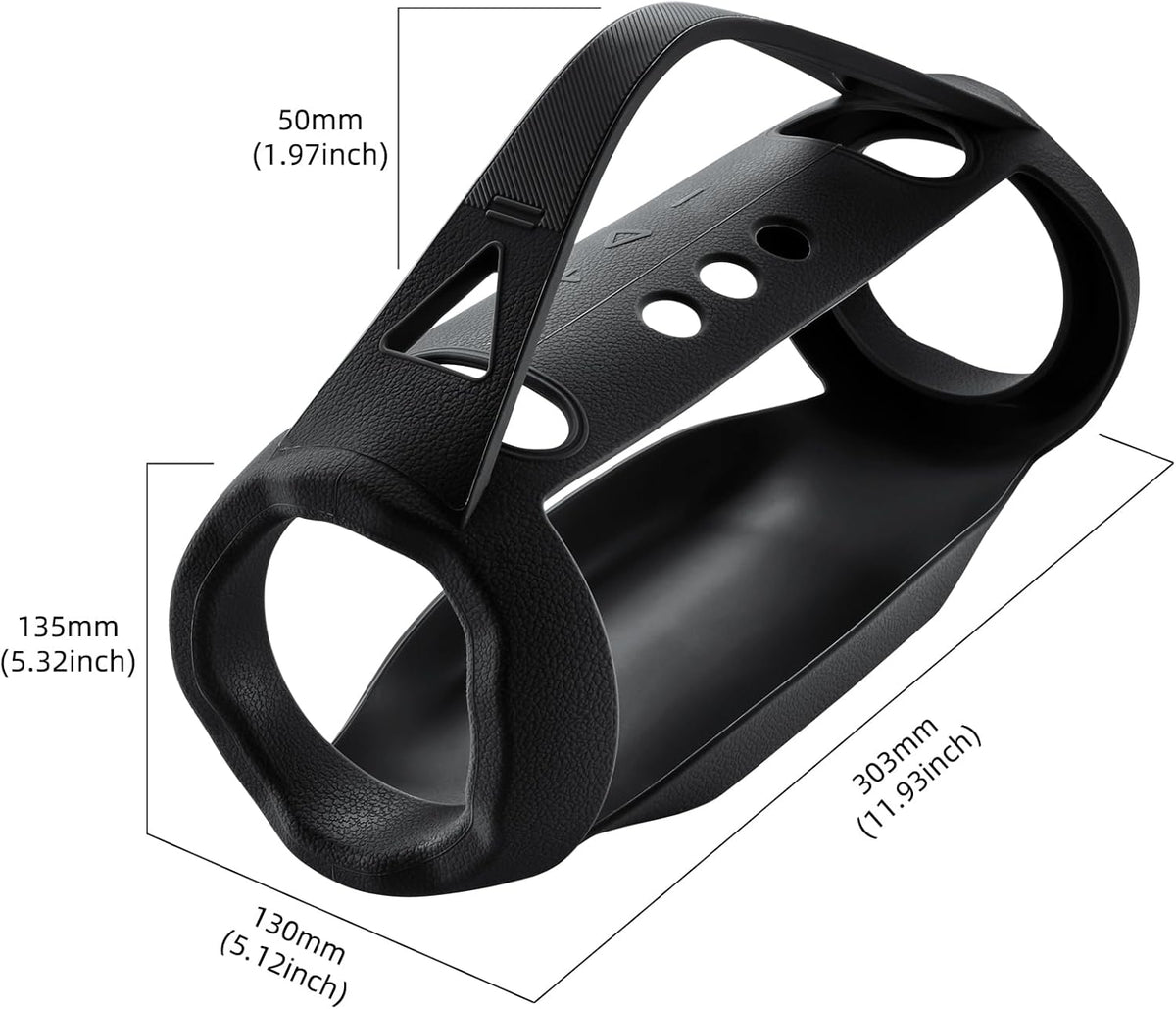 Silicone Cover Case for JBL Xtreme 4 Portable Bluetooth Speaker, Waterproof Soft Skin Protective Case - Black