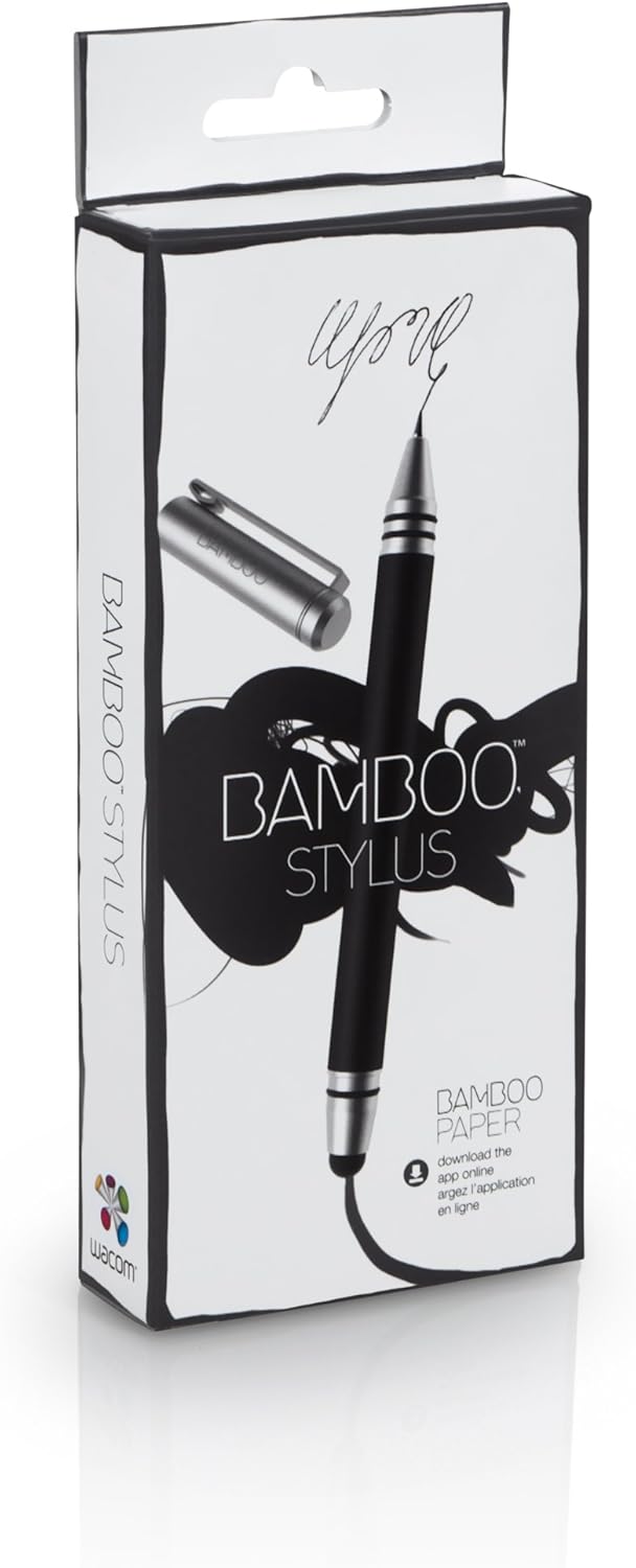 Bamboo Duo Stylus + Pen for iPad (CS110K) [Old Version].