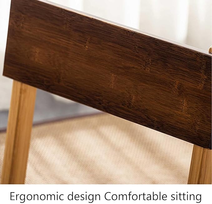 BTZHY Floor Chair Wooden Floor Chair Portable Footless Chair with Backrest Tatami Chair Home Windowsill Lazy Person Reclining Chair Outdoor Indoor Reclining Chair(Walnut)