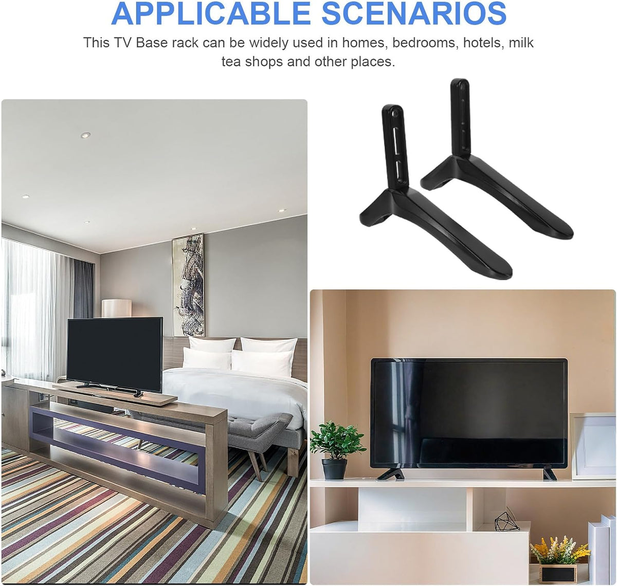 Homoyoyo Universal TV Stand Base - Desktop Holder with Screws