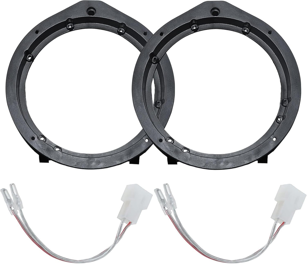 NuIth Car 6.5 Inch Speaker Adapter Bracket with Wiring Harness Kit for 2006-2013 Honda Civic/Accord/CR-V