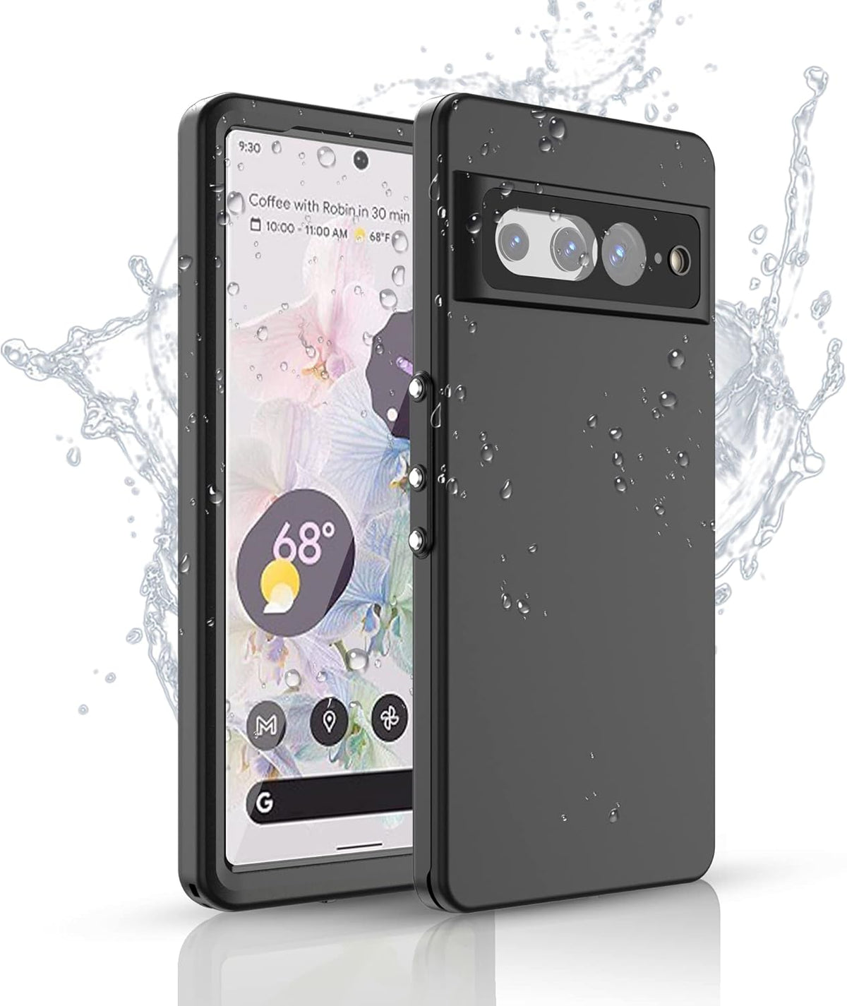 Google Pixel 7 Pro Waterproof Case, IP68 Certified Shockproof with Built-in Screen Protector for Pixel 7 Pro 2022