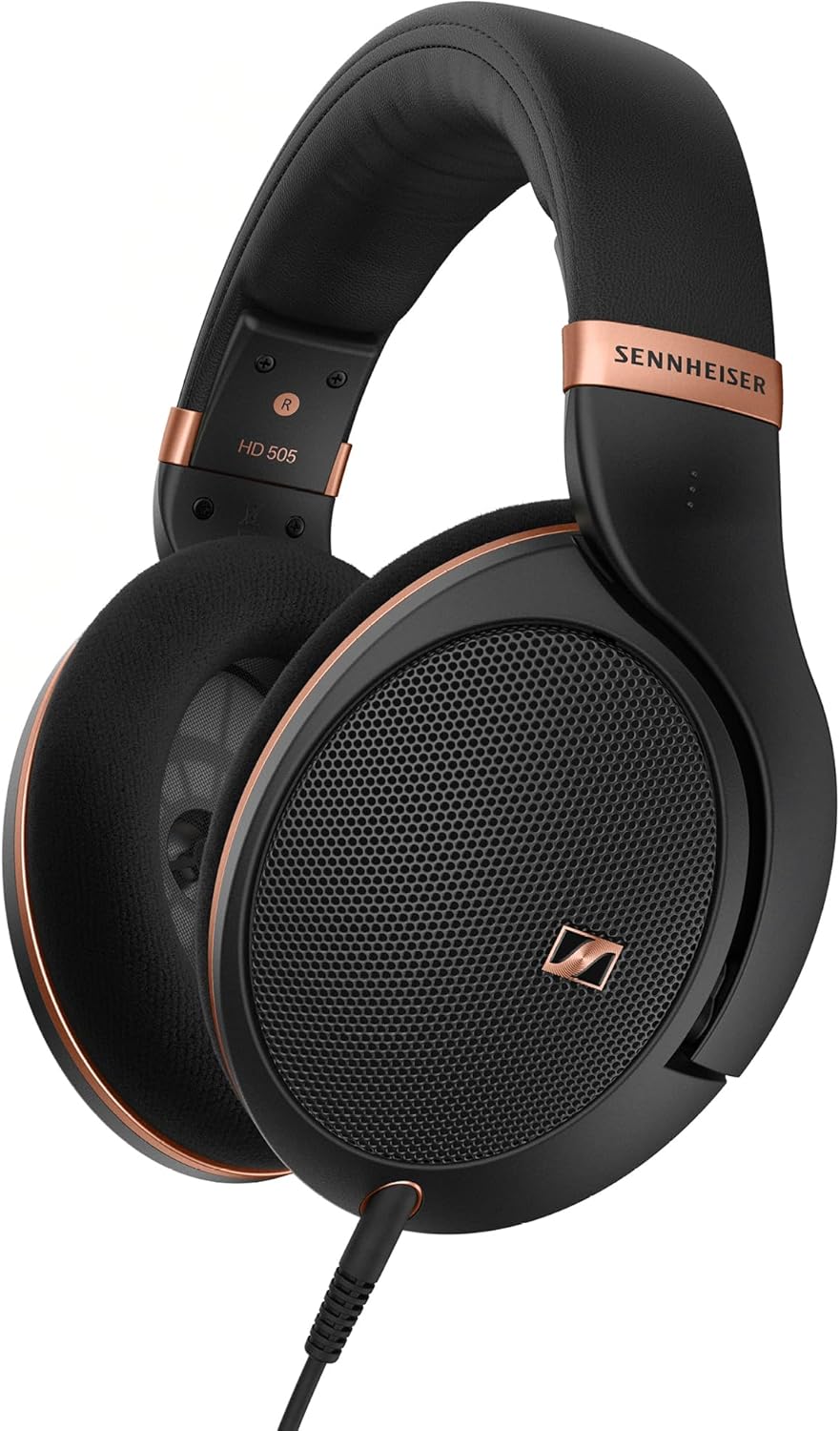 Sennheiser HD 505 - Wired, Over-Ear, with Transparent Sound and Controlled Bass, Enhanced Wearing Comfort, for Music, Work, Gaming, Copper Edition
