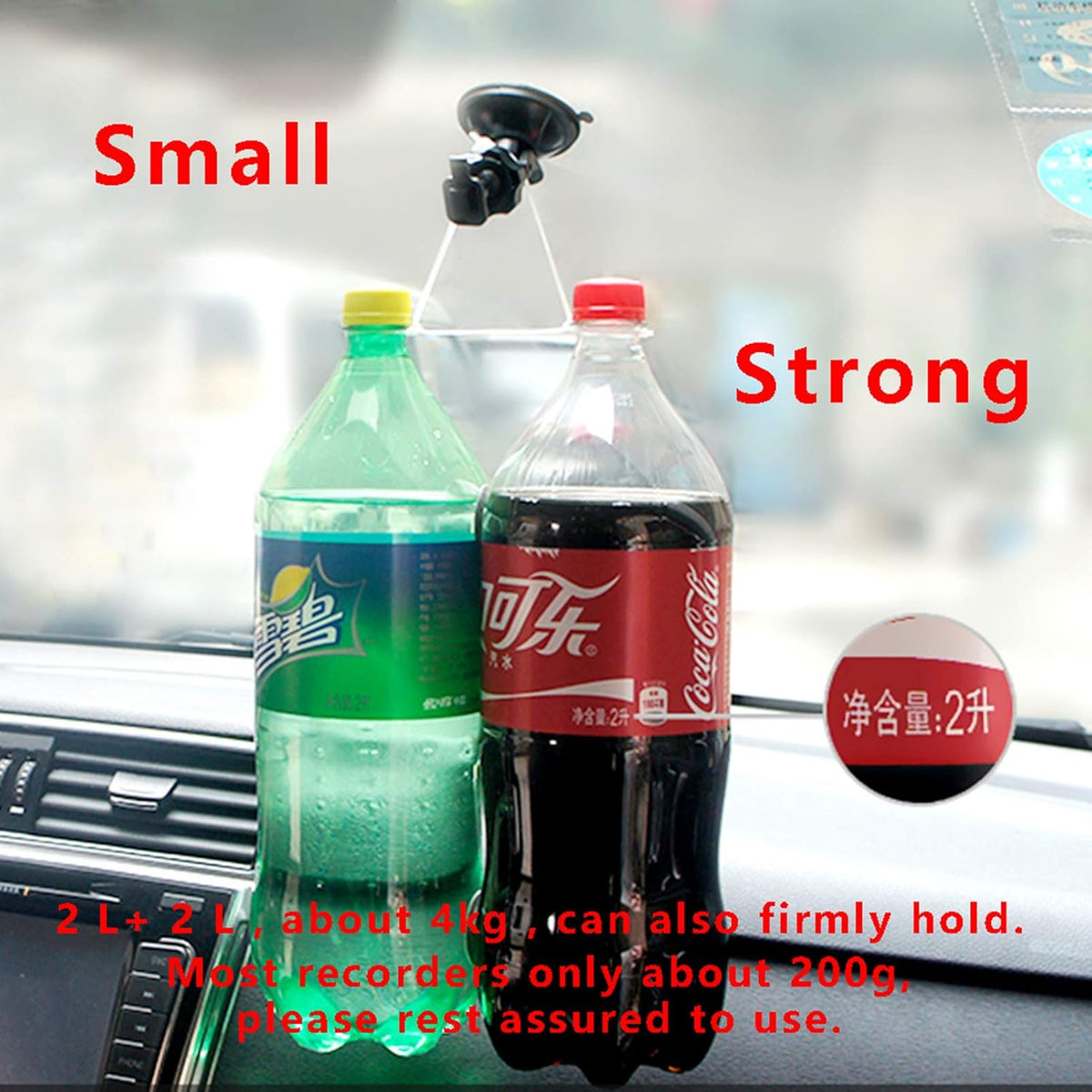 Glucrean 2 Dash Cam Mount Compatible with ORSKEY/BOOGIIO/Apexcam/Ajvvf Dashcam, Suction Cup Mount Easy to Install