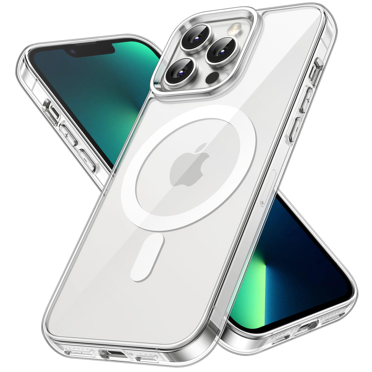 Jetech Magnetic Case For Iphone 13 Pro Max 6.7-Inch Compatible With Magsafe Wireless Charging, Shockproof Phone Bumper Cover, An