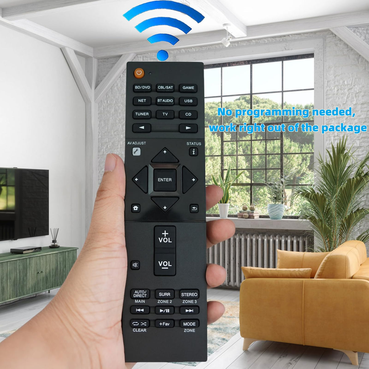 Replacement Remote Control for Pioneer Elite VSX-1131-K VSX-LX104 VSX-832B VSX-832B-S 7.2 Channel Network 4K Ultra HD AV Receiver