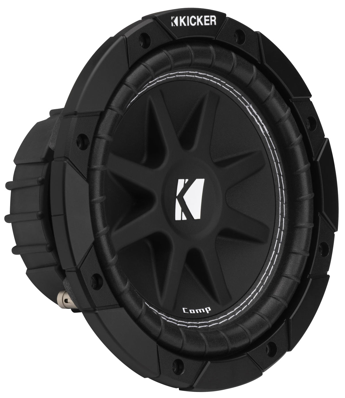 Kicker 43C84 Comp 8" Subwoofer, Single Voice Coil, 4-Ohm (Renewed)