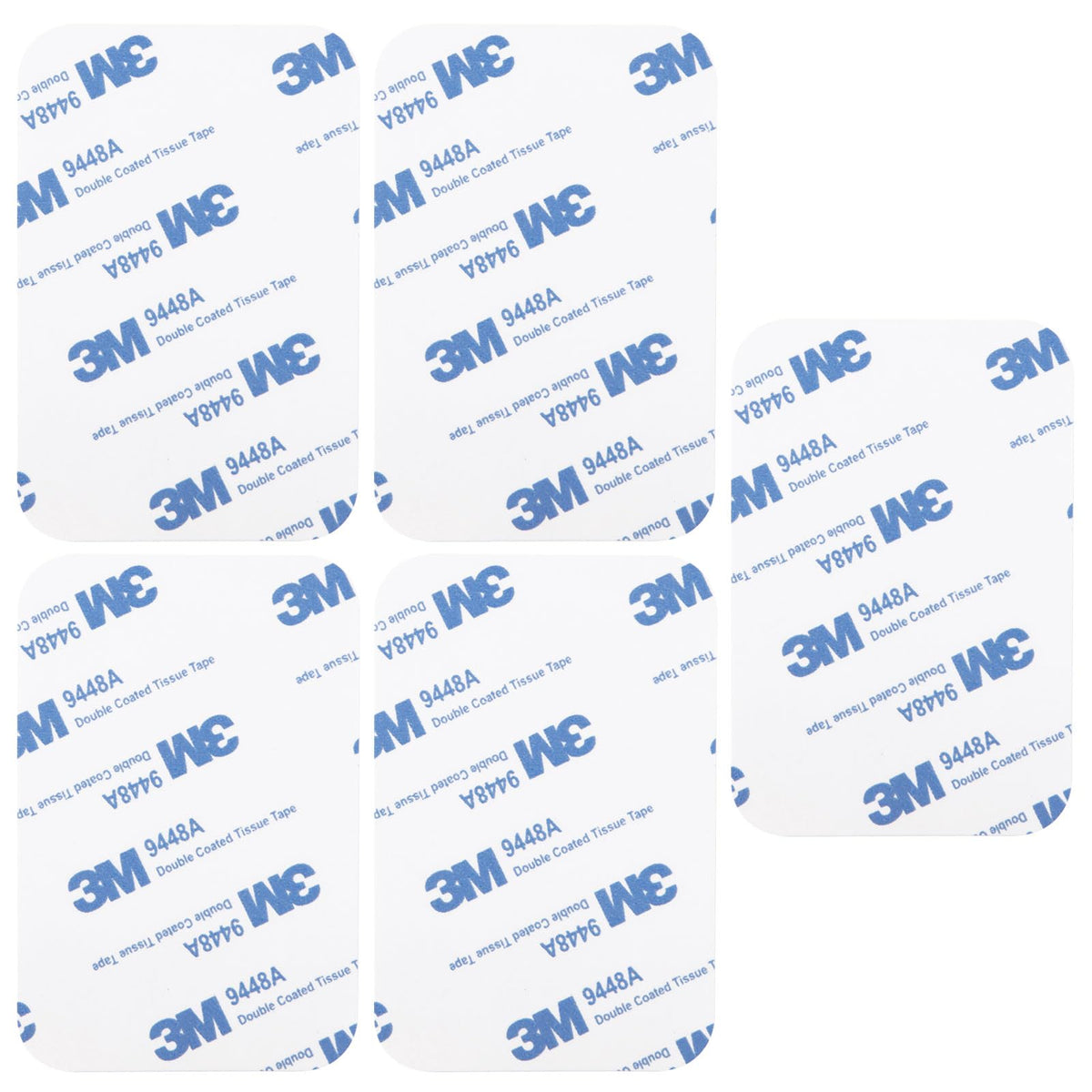 Replacement Adhesive for Suction Grip Compatible with OCTOBUDDY Classic, Double-Sided Stickers (Pack of 5)