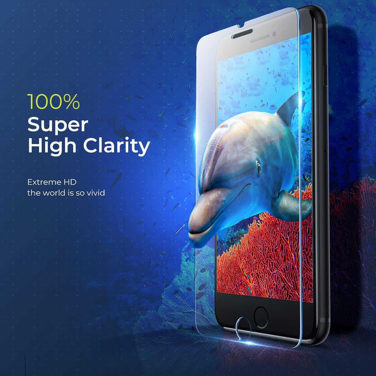 ORIbox Glass Screen Protector for iPhone 11, XR - Tempered Glass, 3-Count (Pack of 1), Clear