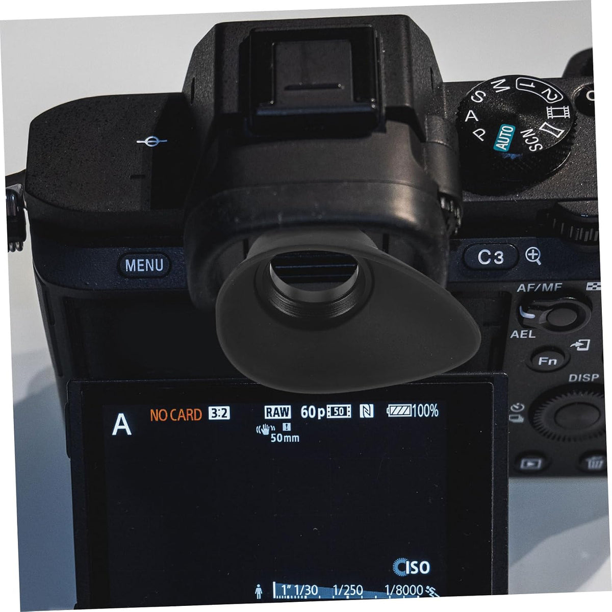 Durable Eyecup Replacement for Enhanced Comfort - Compatible with Multiple Camera Models