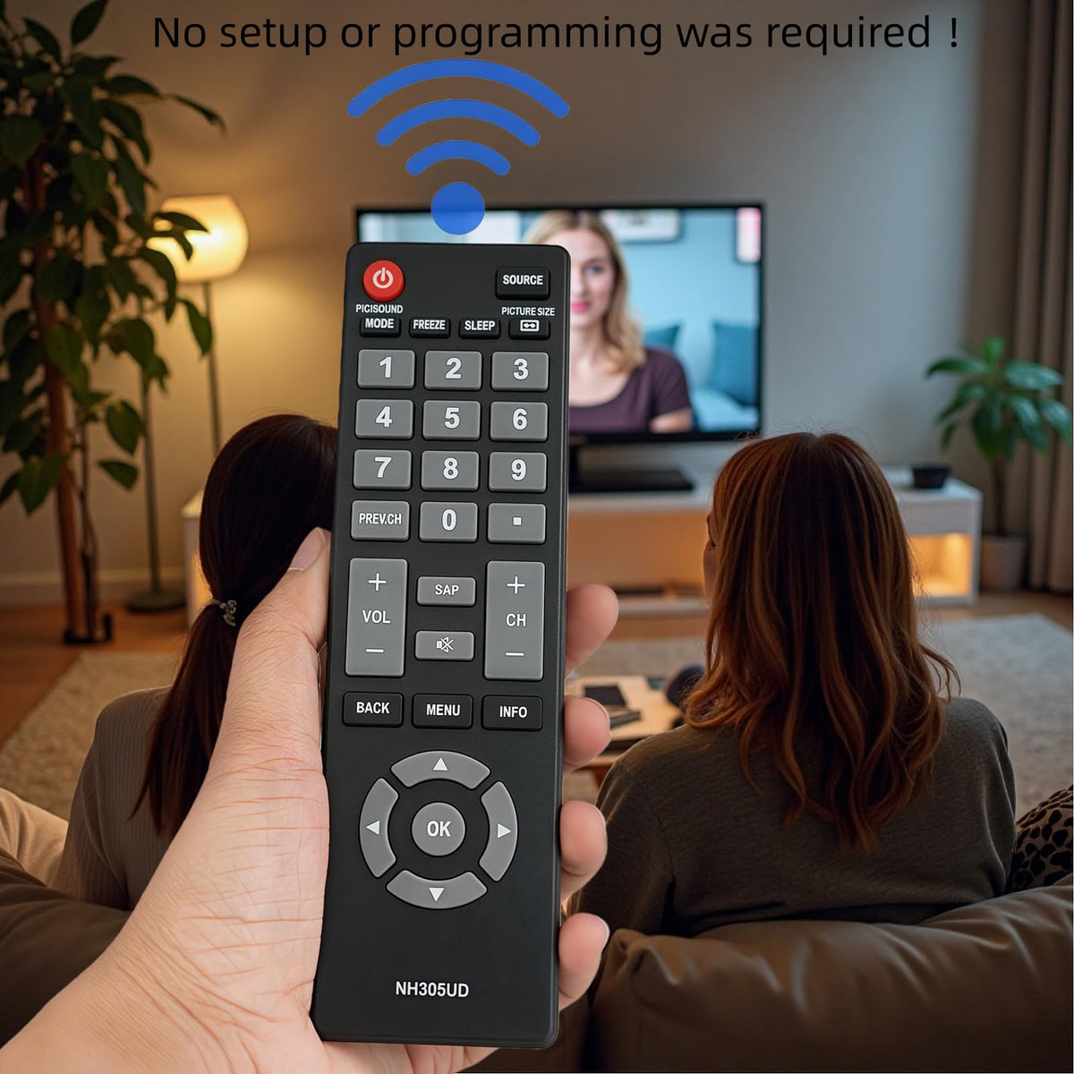 Replacement Remote Control Compatible for for Funai TV NH307UD LF320FX4 LF320FX4F