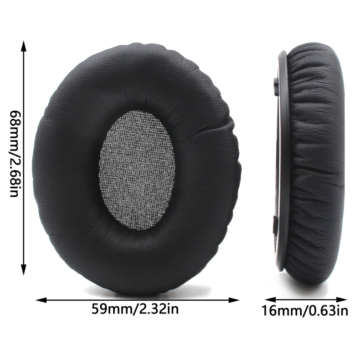 Solo HD 1.0 Replacement Ear Pads for Beats by Dr.Dre Solo HD (Solo 1st Gen Wired, NOT Wireless) Headphones,Snap-On Protein Leather Ear Cushions,Easy