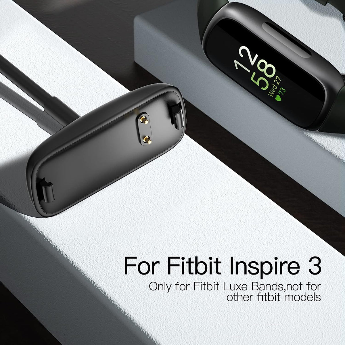 TUCANA USB Charger Cable for Fitbit Inspire 3