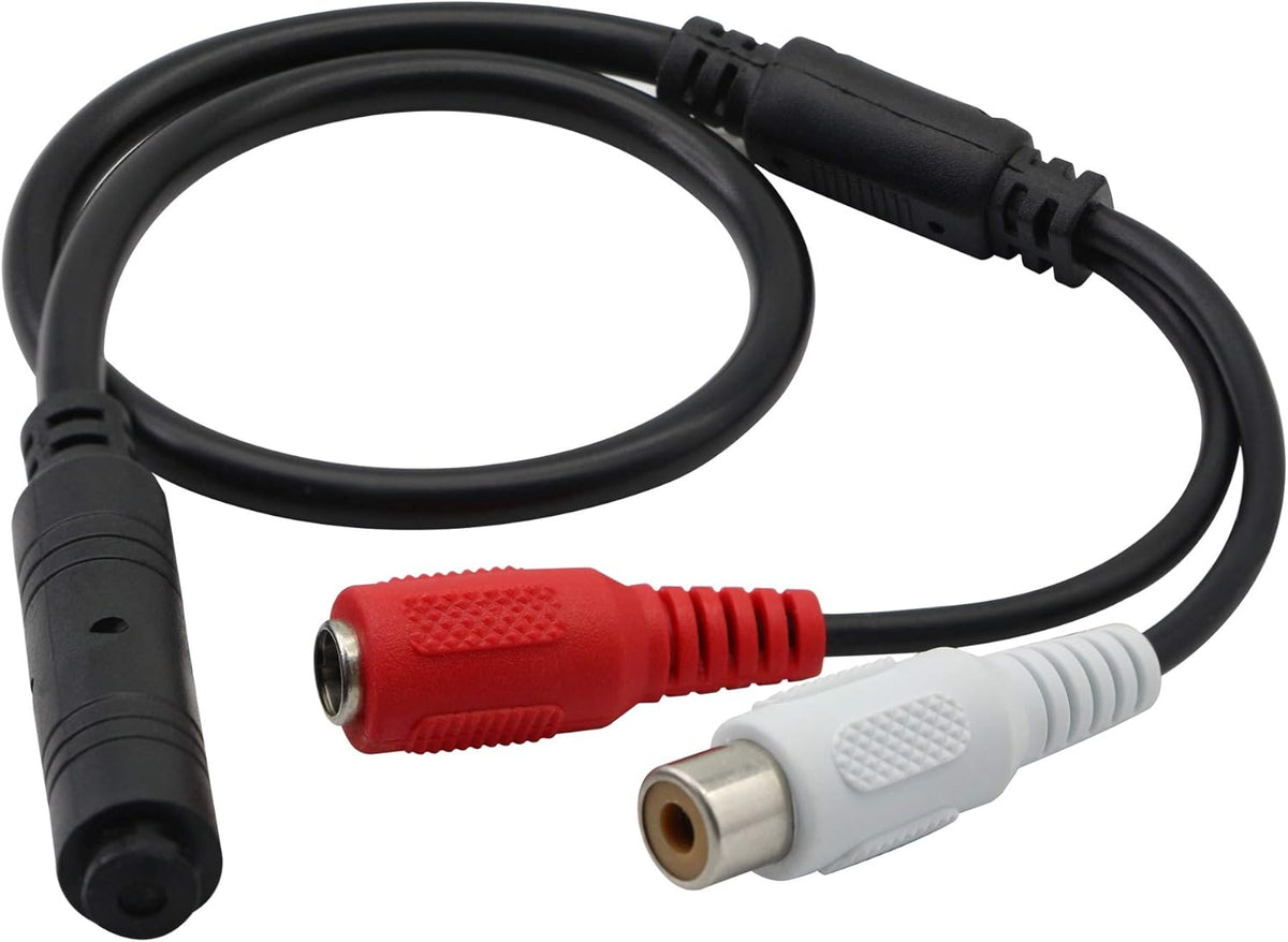 GINTOOYUN High Sensitivity Microphone for CCTV - Mini Audio Pickup