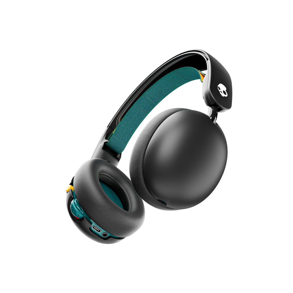 Skullcandy Grom Wireless Headphones, Volume-Limiting Audio, Comfortable Over-Ear Fit, Designed for Kids 6+, Up to 45 Hours Battery, Backup 3.5mm AUX