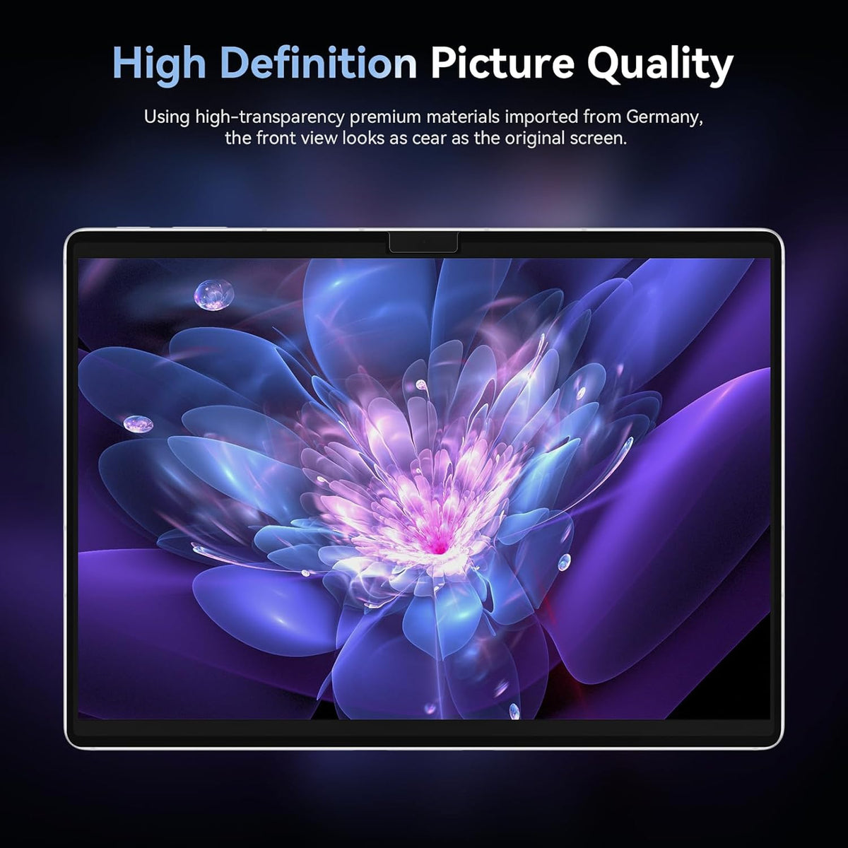 Privacy Filter Compatible with Microsoft Surface Pro 10 (2024) / 9 (2022) / 8 (2021) / X (2021, 2019), Easy On/Off 13 Inch Removable Anti Spy Glare Blue Light Privacy Screen
