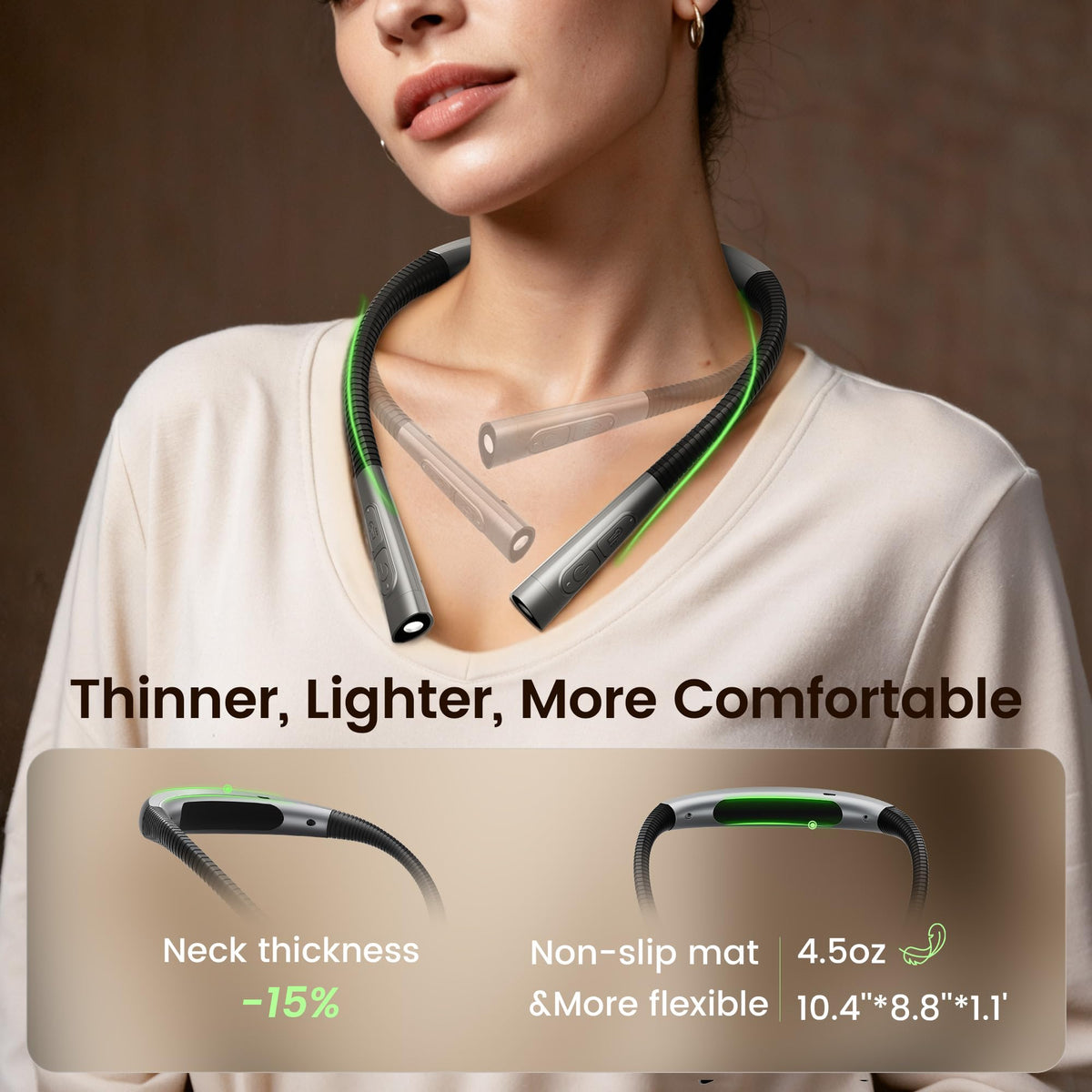 Glocusent Neck Light for Book Reading