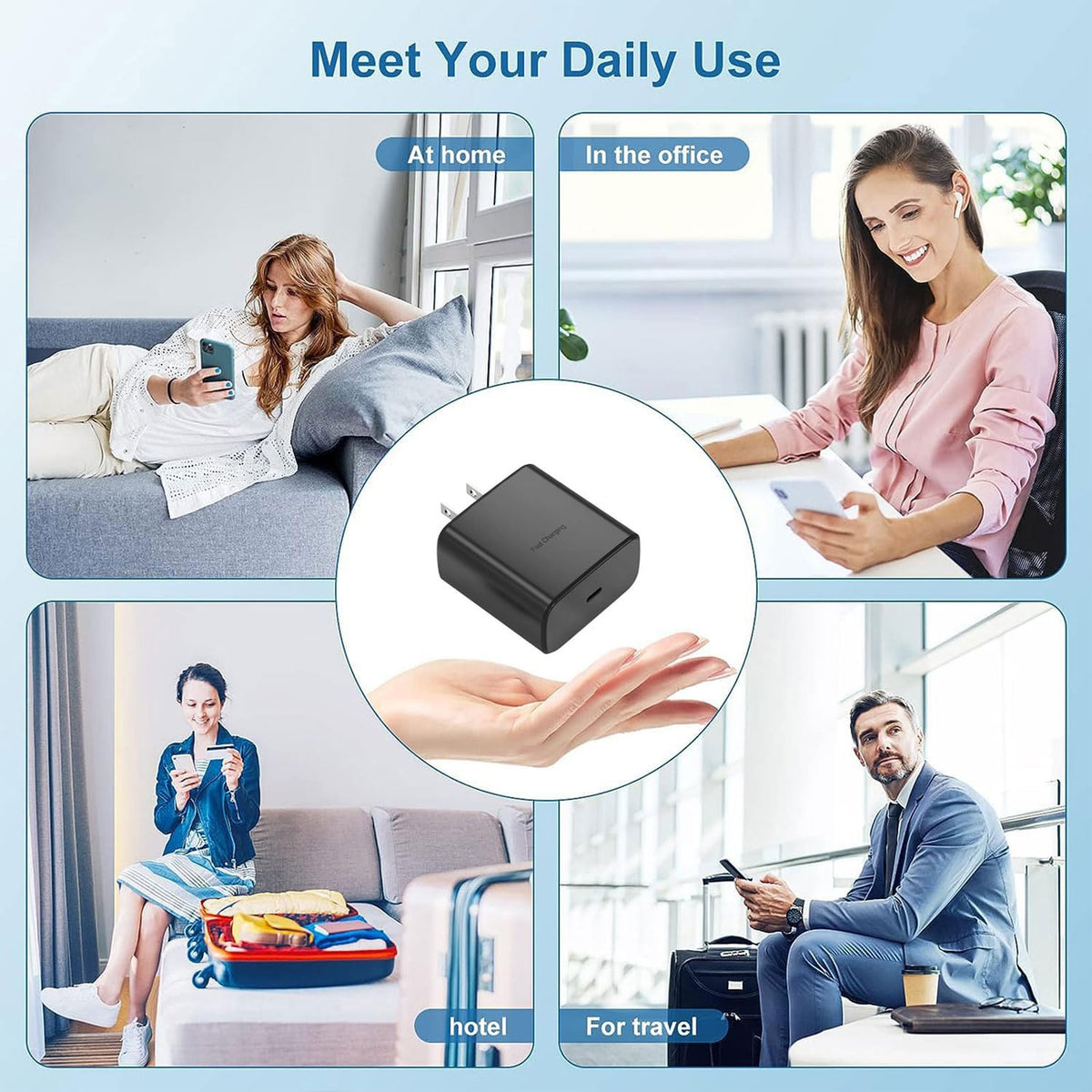 Super Type-C Charger Fast Charging Block?45 W USB C Fast Charger with Type-C Cables for S ansung Galaxy S25 Ultra/S24 Ultra/S24+/S23 Ultra/S23+/S22