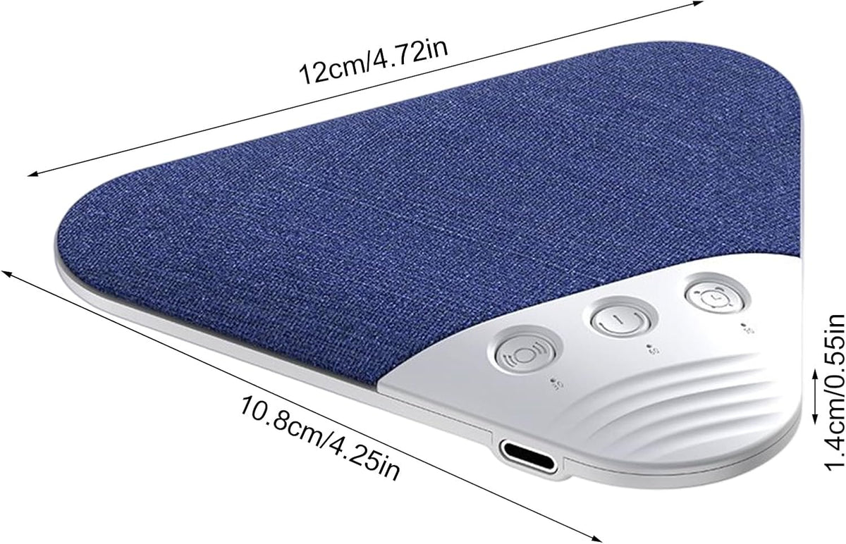 Generic Under Pillow Speakers for Sleeping, Under Pillow Sleep Bone Conduction Speaker with White Noise & Timer