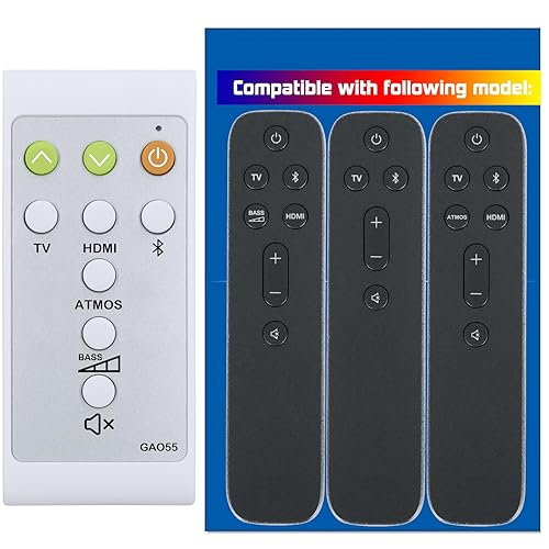 Replacement Remote Control for JBL Soundbar BAR 5.1 Surround 5.1 channeI