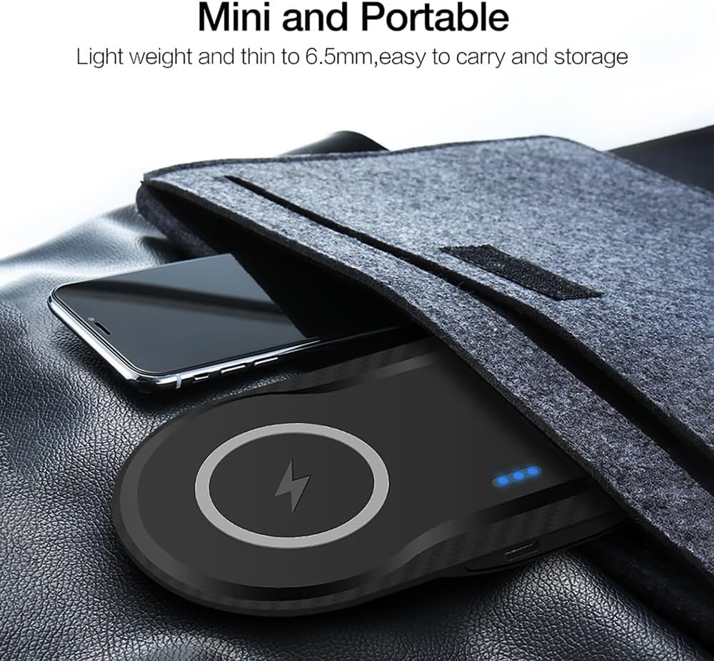 2 Pack Dual 15W Wireless Charger for Multiple Devices, 30W Fast Wireless Charging Pad/Mat for Apple iPhone, AirPods,