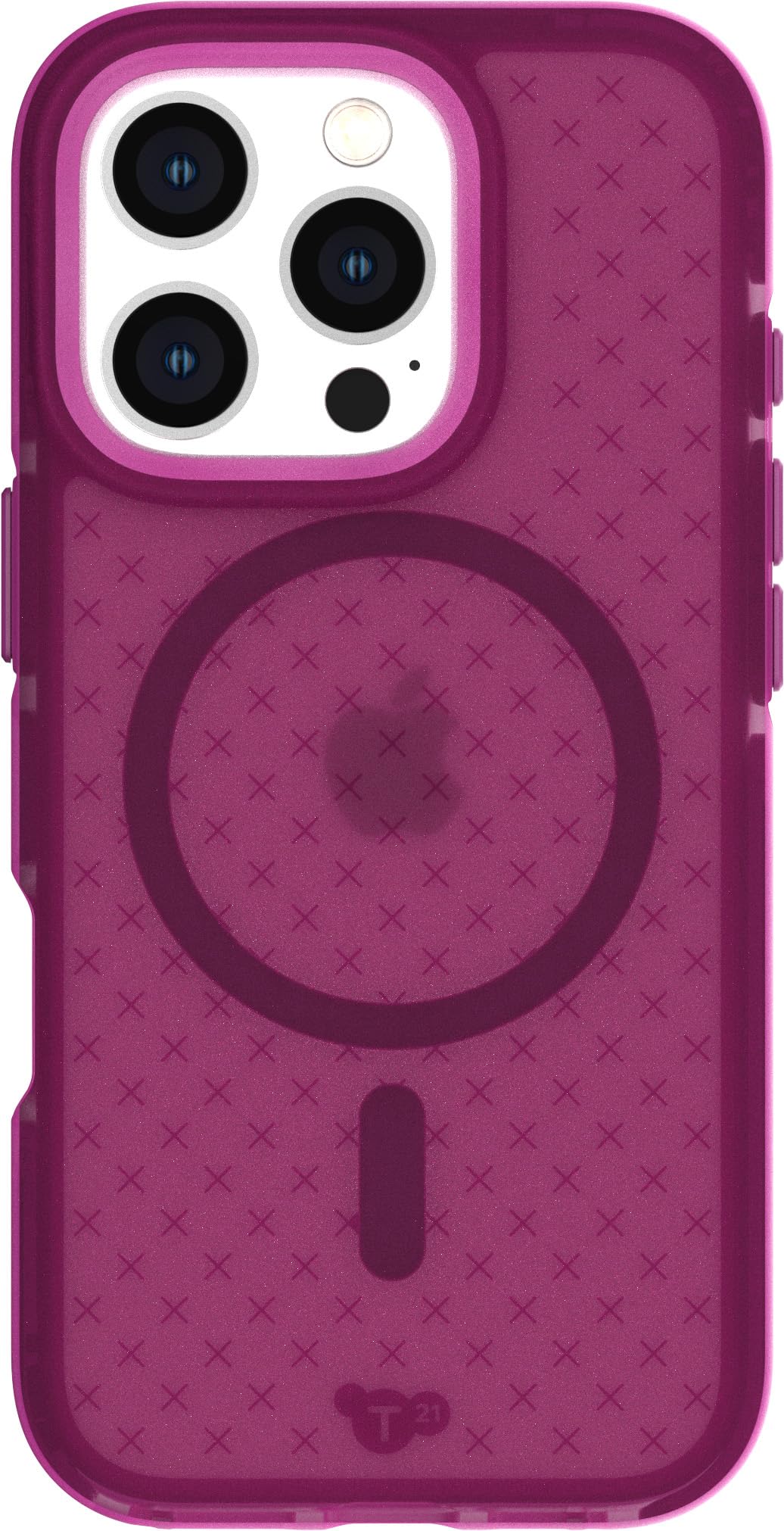 Tech21 Evocheck For Iphone 16 Pro - Compatible With Magsafe - Impact Protection Case - In Plum