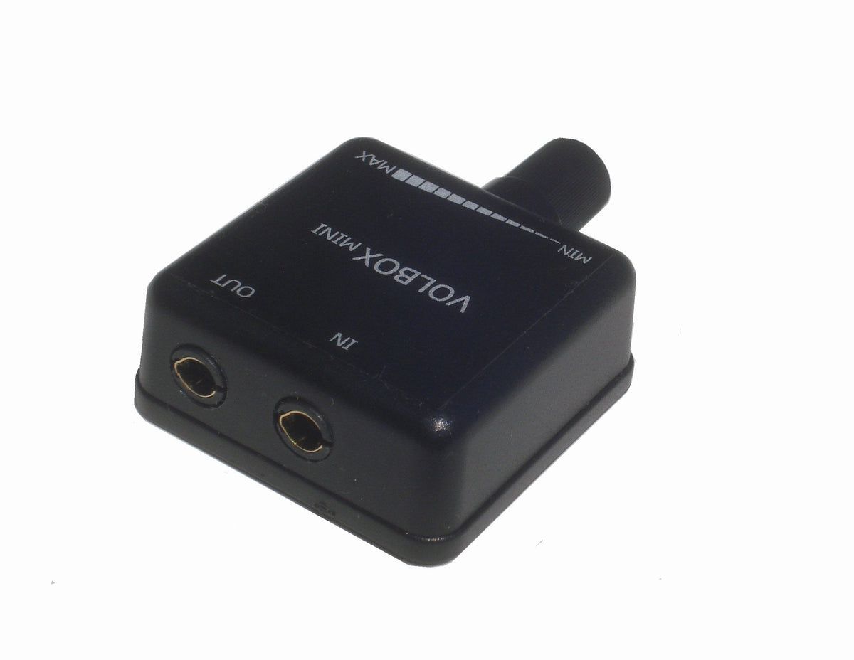 Volbox Mini inline volume control in-line headphone audio adjuster stereo 3.5mm 1/8" aux attenuator
