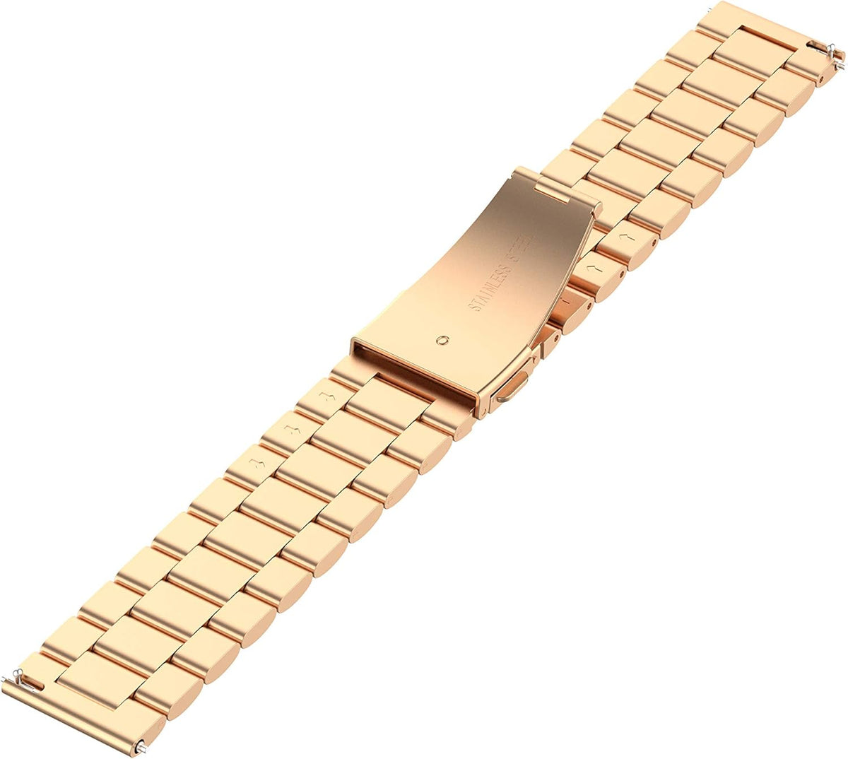 FitTurn Bands Compatible with AIKELA Smartwatch, Stainless Steel Replacement Strap Buckle Metal Wrist Band