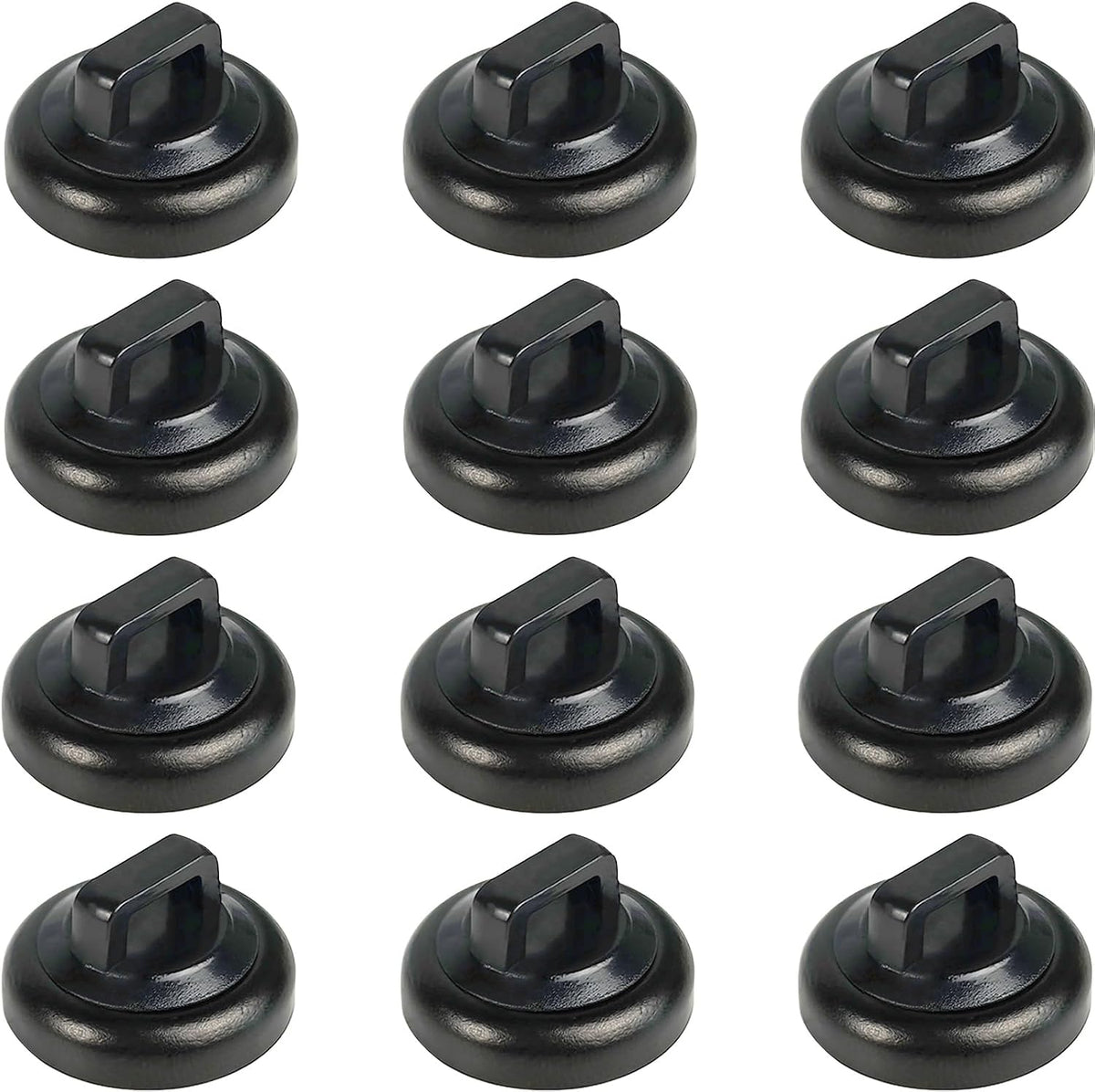 12 Magnetic Zip Tie Mounts Wire Magnet Cable Tie Mount Clips Multipurpose Wire Cable Holder Mount Wire Clips Management