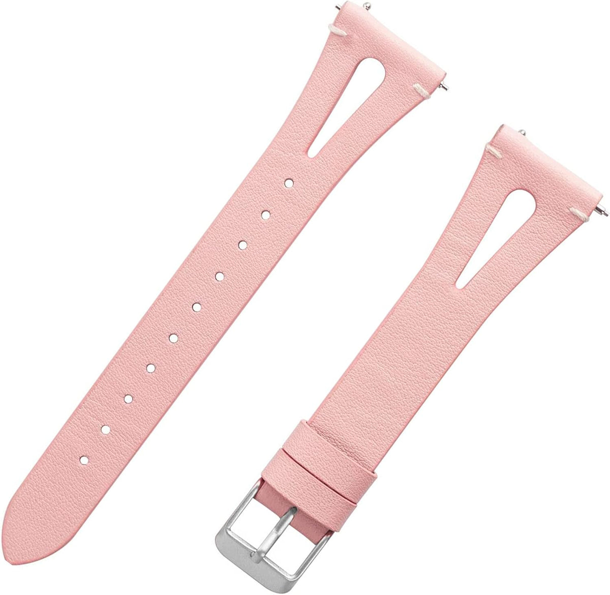 Aolon Curve Smart Watch Bands Compatible, Slim Vintage Leather Strap Replacement for 2.01" Smart Watch