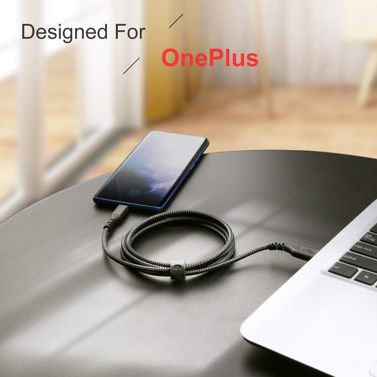 Fasgear Warp Charge 30W Cable for Oneplus 8 Pro, 8, 7 Pro, 7T - [3ft] USB C Cable Dash Charging 20W Fast Charge